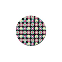 Chic Floral Pattern Golf Ball Marker by GardenOfOphir