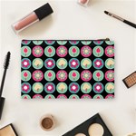 Chic Floral Pattern Cosmetic Bag (Medium)  Back