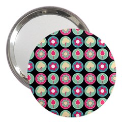 Chic Floral Pattern 3  Handbag Mirrors by GardenOfOphir