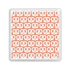 Salmon Pretzel Illustrations Pattern Memory Card Reader (square)  by GardenOfOphir