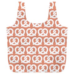 Salmon Pretzel Illustrations Pattern Full Print Recycle Bags (l)  by GardenOfOphir