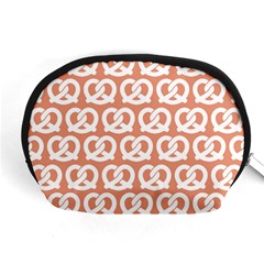 Salmon Pretzel Illustrations Pattern Accessory Pouches (medium)  by GardenOfOphir