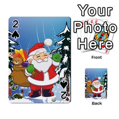 Funny Santa Claus In The Forrest Playing Cards 54 Designs  by FantasyWorld7