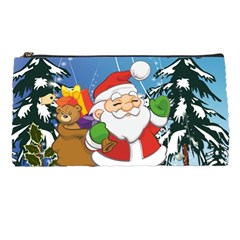 Funny Santa Claus In The Forrest Pencil Cases by FantasyWorld7