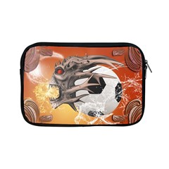 Soccer With Skull And Fire And Water Splash Apple Ipad Mini Zipper Cases