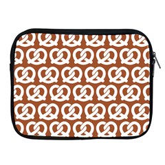 Brown Pretzel Illustrations Pattern Apple Ipad 2/3/4 Zipper Cases by GardenOfOphir