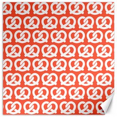 Coral Pretzel Illustrations Pattern Canvas 12  X 12   by GardenOfOphir