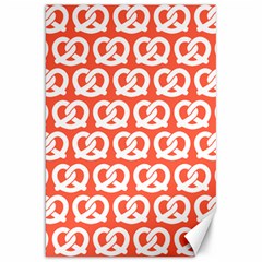 Coral Pretzel Illustrations Pattern Canvas 20  X 30   by GardenOfOphir