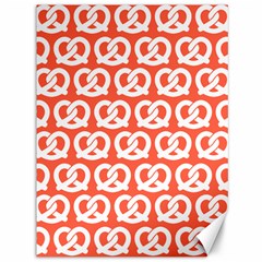 Coral Pretzel Illustrations Pattern Canvas 36  X 48   by GardenOfOphir