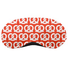 Coral Pretzel Illustrations Pattern Sleeping Masks by GardenOfOphir