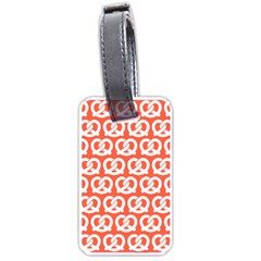 Coral Pretzel Illustrations Pattern Luggage Tags (one Side)  by GardenOfOphir