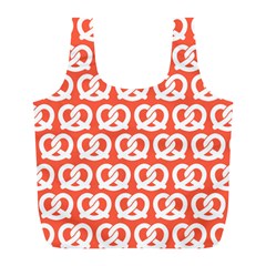 Coral Pretzel Illustrations Pattern Full Print Recycle Bags (l)  by GardenOfOphir