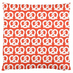 Coral Pretzel Illustrations Pattern Standard Flano Cushion Cases (one Side)  by GardenOfOphir