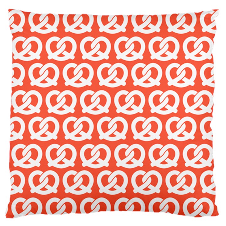 Coral Pretzel Illustrations Pattern Standard Flano Cushion Cases (One Side) 