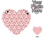 Chic Pretzel Illustrations Pattern Playing Cards 54 (Heart)  Front - Club7