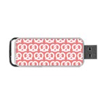 Chic Pretzel Illustrations Pattern Portable USB Flash (One Side) Front