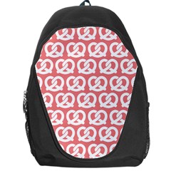 Chic Pretzel Illustrations Pattern Backpack Bag by GardenOfOphir