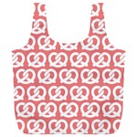 Chic Pretzel Illustrations Pattern Full Print Recycle Bags (L)  Back