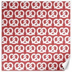 Trendy Pretzel Illustrations Pattern Canvas 16  X 16   by GardenOfOphir