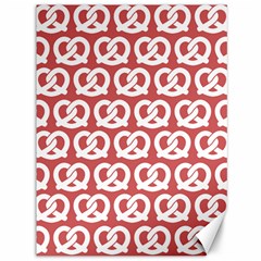 Trendy Pretzel Illustrations Pattern Canvas 36  X 48   by GardenOfOphir