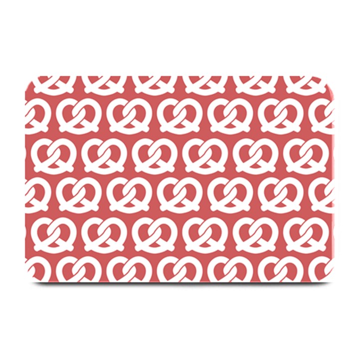 Trendy Pretzel Illustrations Pattern Plate Mats