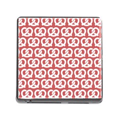 Trendy Pretzel Illustrations Pattern Memory Card Reader (square) by GardenOfOphir