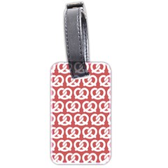 Trendy Pretzel Illustrations Pattern Luggage Tags (two Sides) by GardenOfOphir