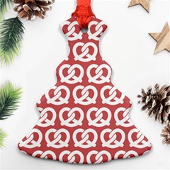 Trendy Pretzel Illustrations Pattern Ornament (christmas Tree) by GardenOfOphir