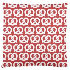 Trendy Pretzel Illustrations Pattern Large Cushion Cases (one Side)  by GardenOfOphir