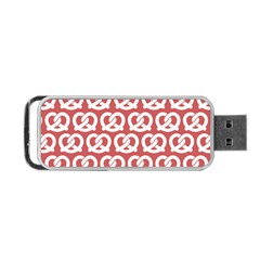 Trendy Pretzel Illustrations Pattern Portable Usb Flash (two Sides) by GardenOfOphir