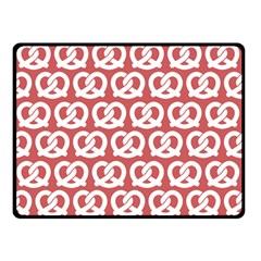 Trendy Pretzel Illustrations Pattern Double Sided Fleece Blanket (small)  by GardenOfOphir