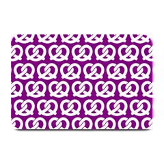 Purple Pretzel Illustrations Pattern Plate Mats by GardenOfOphir