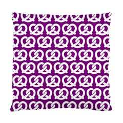 Purple Pretzel Illustrations Pattern Standard Cushion Cases (two Sides)  by GardenOfOphir