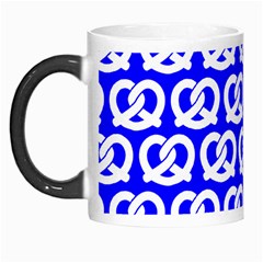 Blue Pretzel Illustrations Pattern Morph Mugs by GardenOfOphir