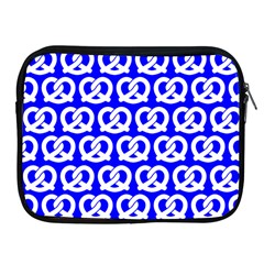 Blue Pretzel Illustrations Pattern Apple Ipad 2/3/4 Zipper Cases by GardenOfOphir