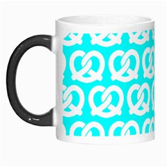 Aqua Pretzel Illustrations Pattern Morph Mugs by GardenOfOphir