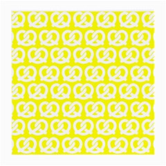 Yellow Pretzel Illustrations Pattern Medium Glasses Cloth (2-side) by GardenOfOphir