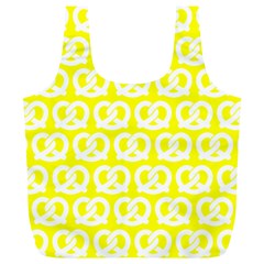 Yellow Pretzel Illustrations Pattern Full Print Recycle Bags (l)  by GardenOfOphir