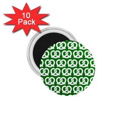 Green Pretzel Illustrations Pattern 1 75  Magnets (10 Pack)  by GardenOfOphir