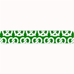 Green Pretzel Illustrations Pattern Small Bar Mats by GardenOfOphir