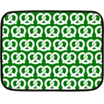 Green Pretzel Illustrations Pattern Fleece Blanket (Mini) 35 x27  Blanket