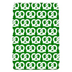 Green Pretzel Illustrations Pattern Flap Covers (l) 