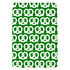 Green Pretzel Illustrations Pattern Flap Covers (s)  by GardenOfOphir