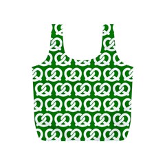 Green Pretzel Illustrations Pattern Full Print Recycle Bags (s)  by GardenOfOphir