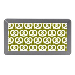 Olive Pretzel Illustrations Pattern Memory Card Reader (mini) by GardenOfOphir