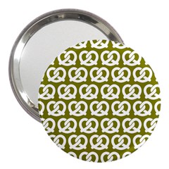 Olive Pretzel Illustrations Pattern 3  Handbag Mirrors by GardenOfOphir