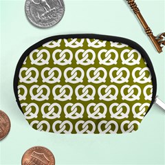 Olive Pretzel Illustrations Pattern Accessory Pouches (medium)  by GardenOfOphir