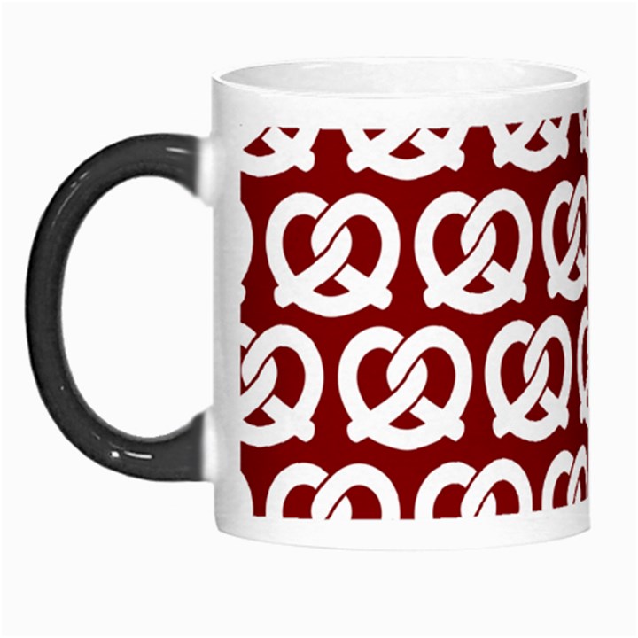 Red Pretzel Illustrations Pattern Morph Mugs