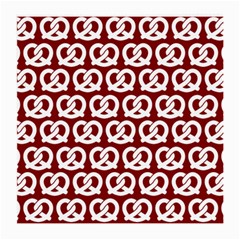 Red Pretzel Illustrations Pattern Medium Glasses Cloth (2-side) by GardenOfOphir