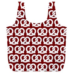 Red Pretzel Illustrations Pattern Full Print Recycle Bags (l)  by GardenOfOphir